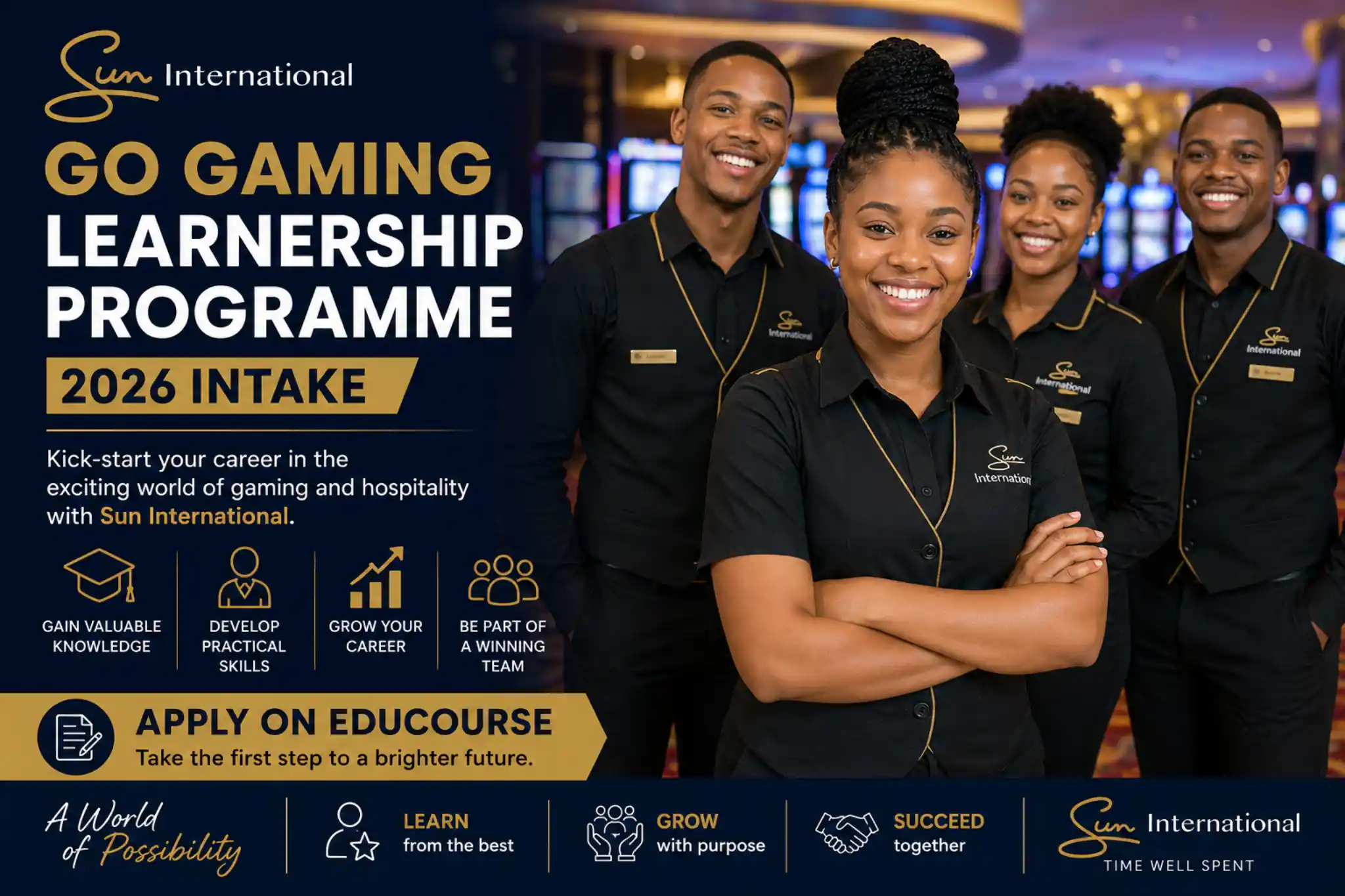 Sun International Go Gaming Learnership Programme 2026 Intake - Job Tree