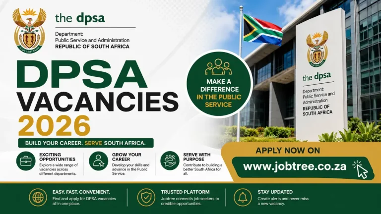 DPSA Vacancies 2026 South Africa - JobTree