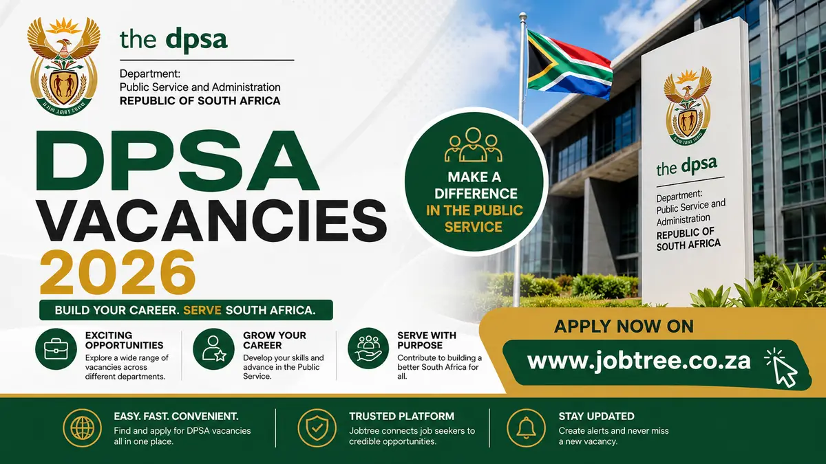 DPSA Vacancies 2026 South Africa - JobTree