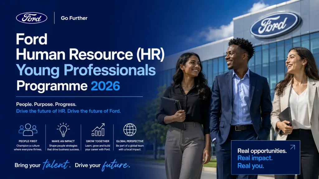 Ford Human Resource (HR) Young Professionals Programme 2026 - Job Tree