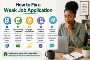 How to fix a weak job application