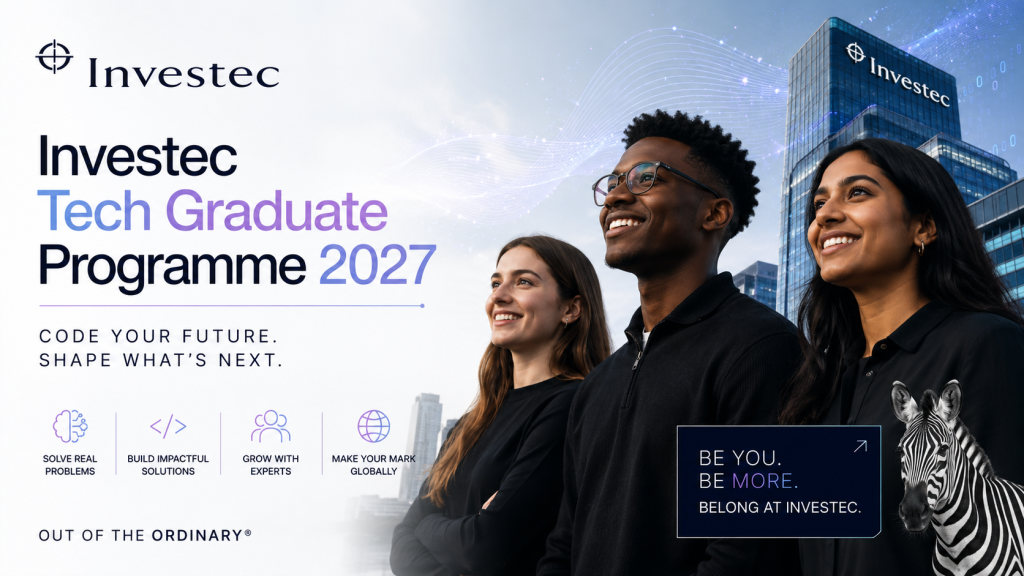Investec Tech Graduate Programme 2027 - Job Tree