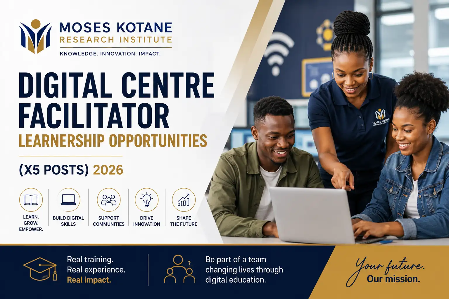 Moses Kotane Research Institute Digital Centre Facilitator - Job Tree