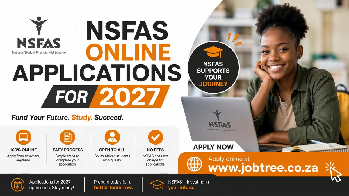 NSFAS Online Applications for 2027 - JobTree