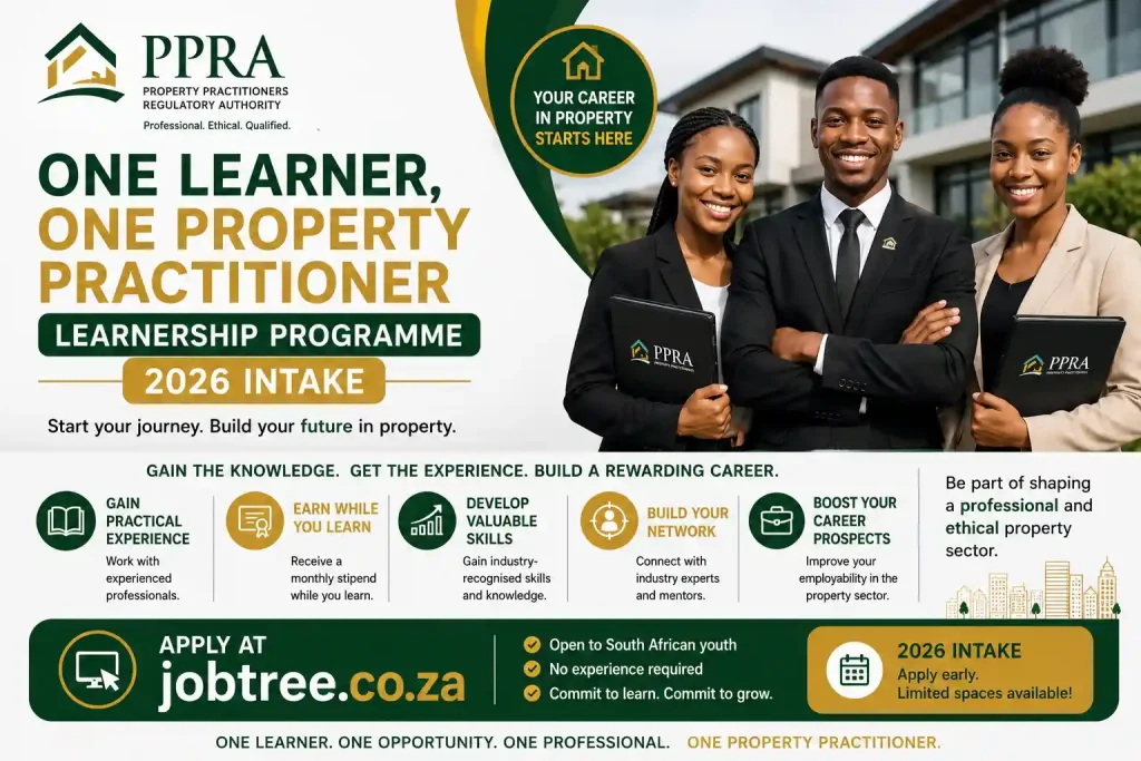 PPRA One Learner, One Property Practitioner Learnership Programme