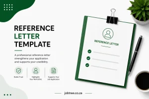 Reference letter template for job applications