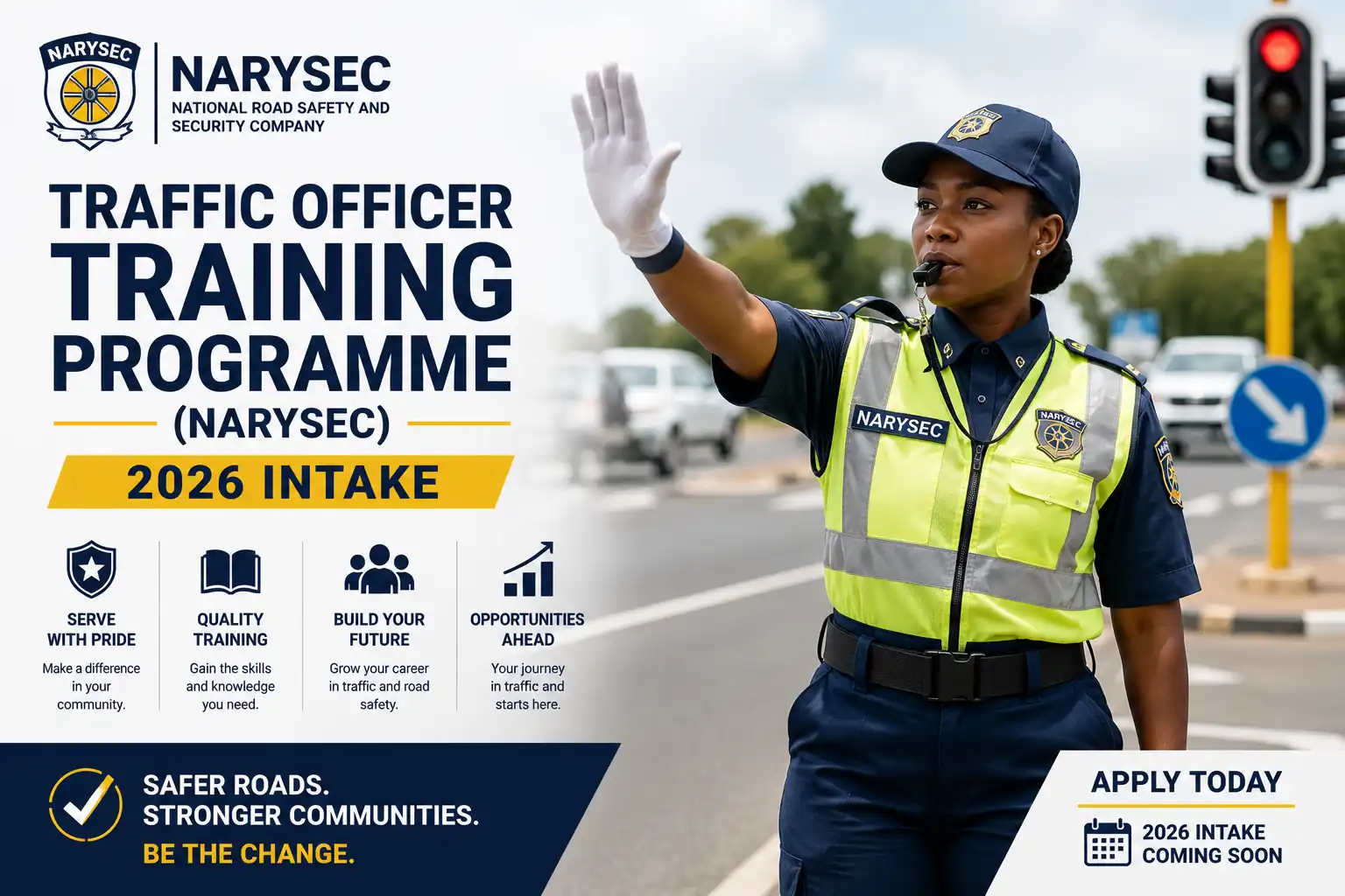 Traffic Officer Training Programme (NARYSEC) 2026 Intake