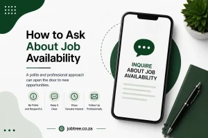 How to ask about job availability