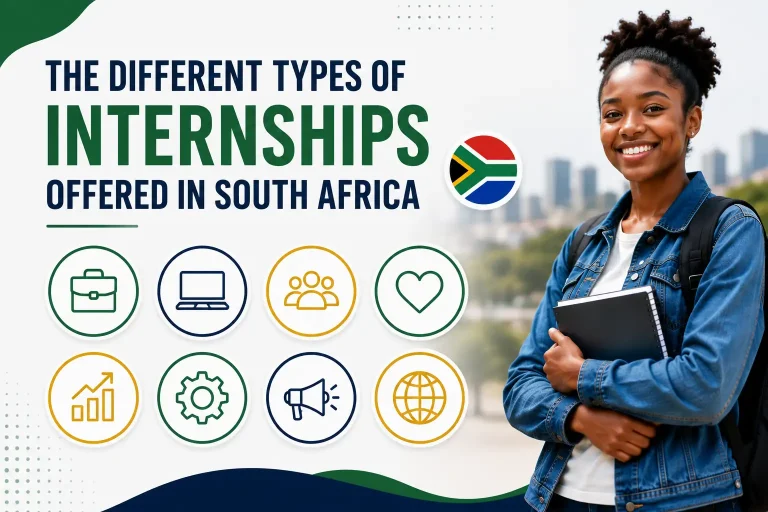 Different types of internships offered in South Africa
