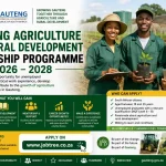 Gauteng Agriculture and Rural Development Internship Programme 2026 – 2028