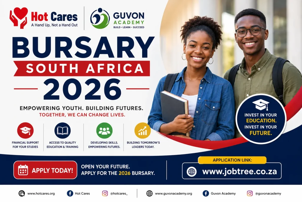 Hot Cares & Guvon Academy Bursary South Africa - JobTree