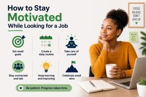 How to stay motivated while looking for a job