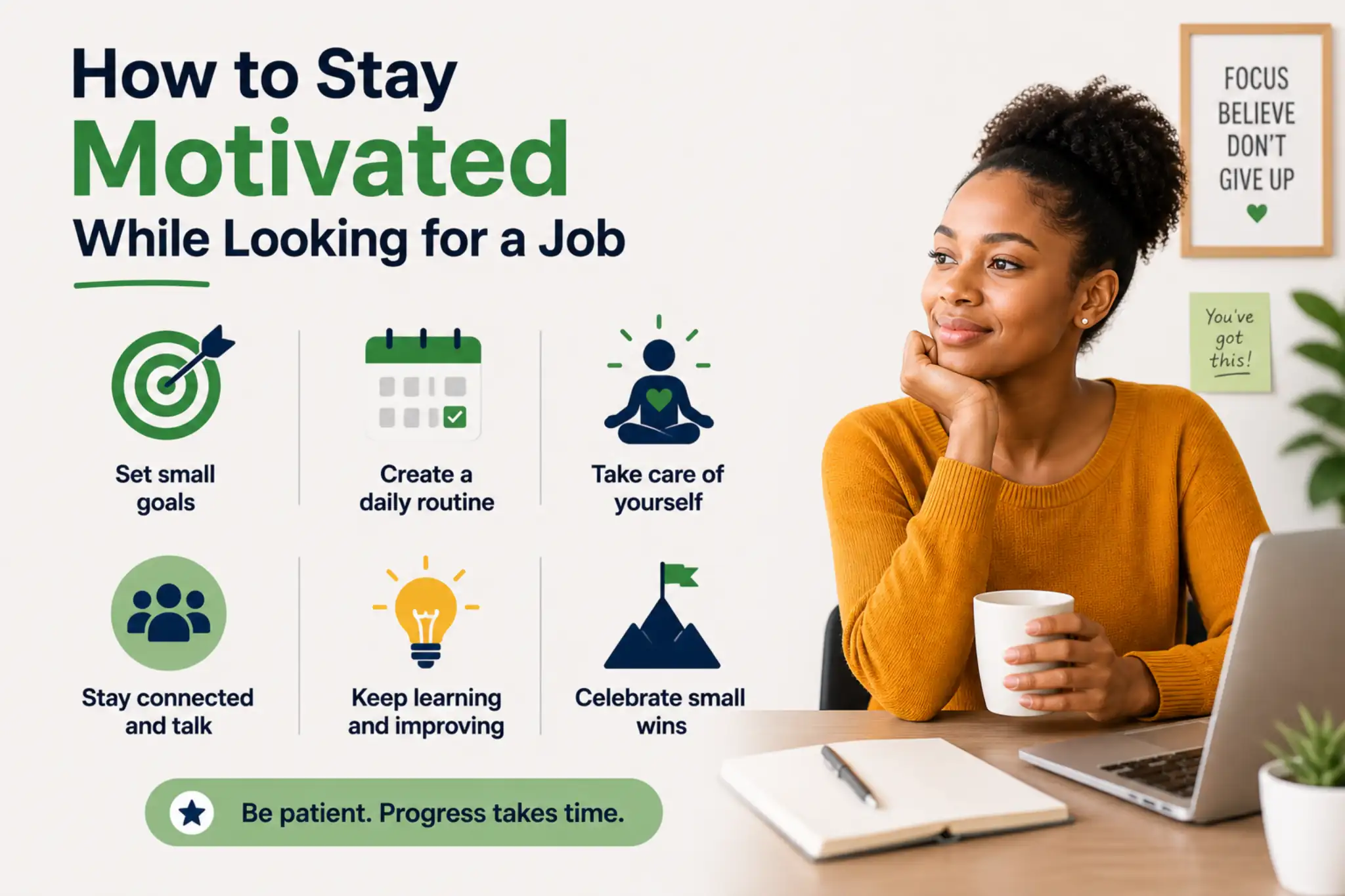 How to stay motivated while looking for a job