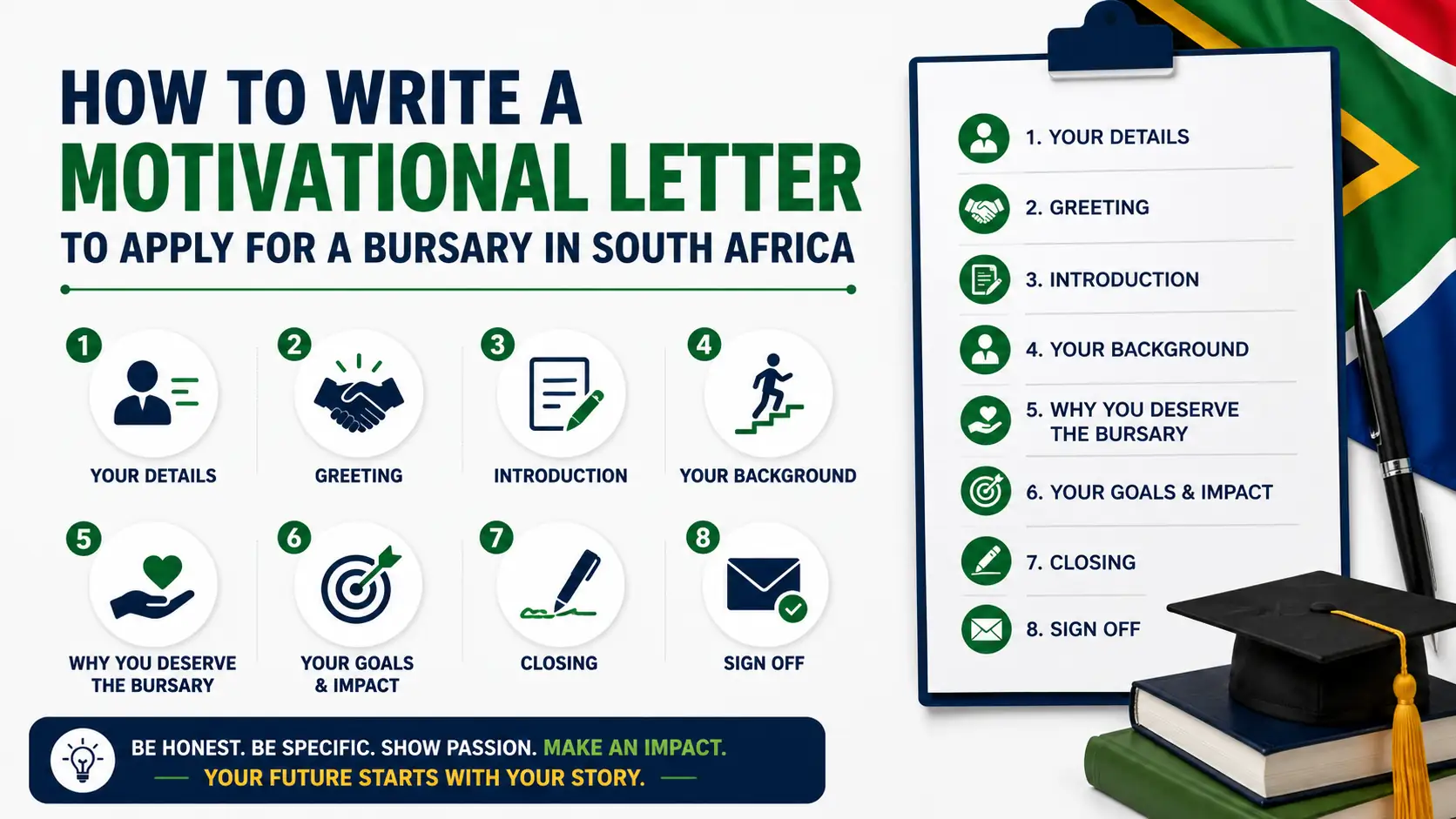 How to write a motivational letter for a bursary in South Africa