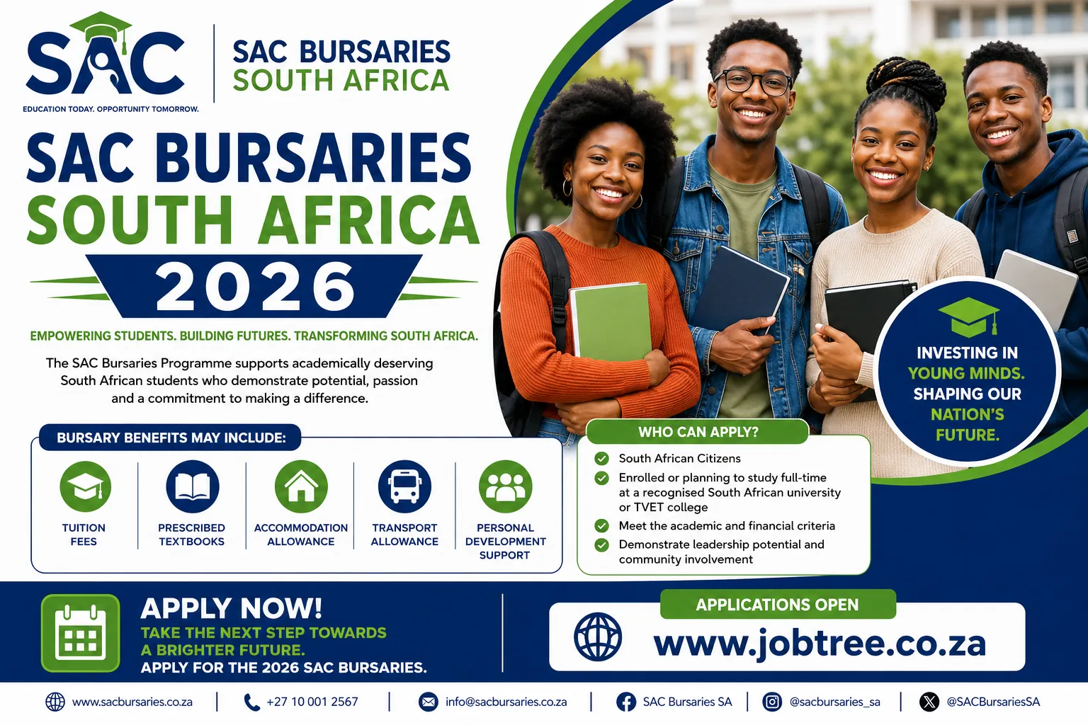 SAC Bursaries South Africa 2026