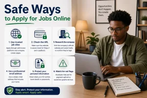Safe ways to apply for jobs online
