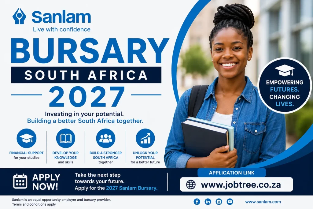 Sanlam Bursary South Africa 2027 - JobTree