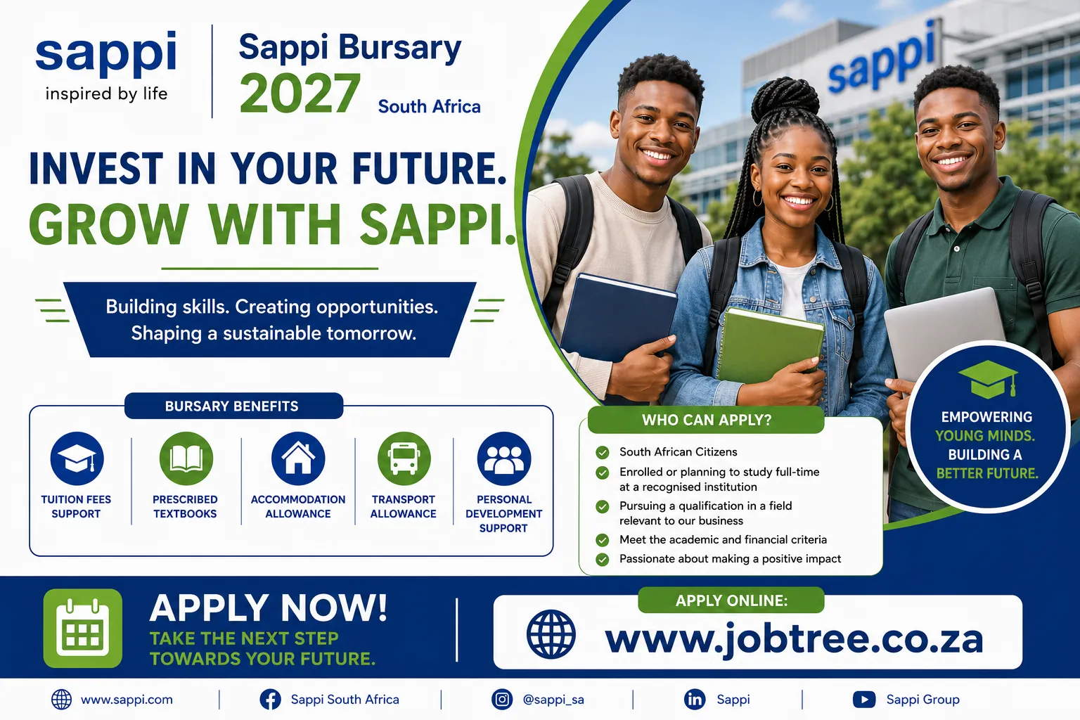 Sappi Bursary 2027 South Africa