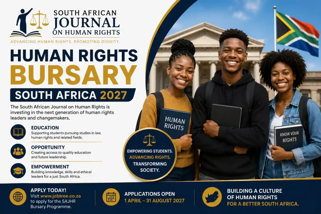 South African Journal on Human Rights Bursary South Africa 2027 - JobTree