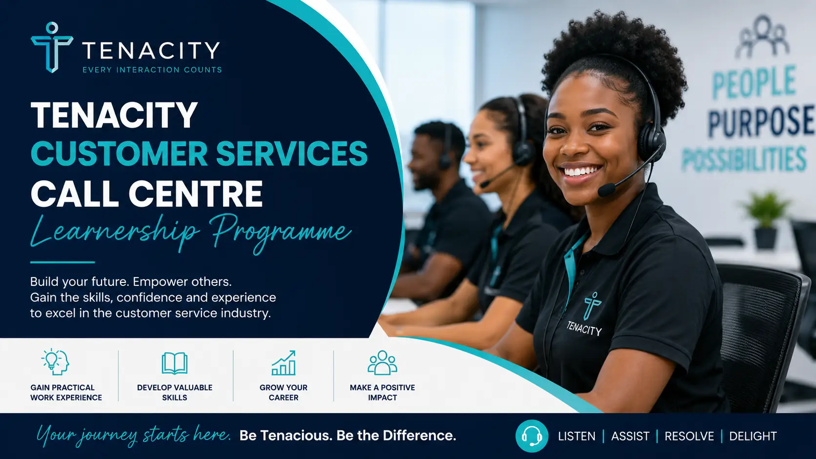 Tenacity Customer Services Call Centre Learnership Programme 2026 - Job Tree
