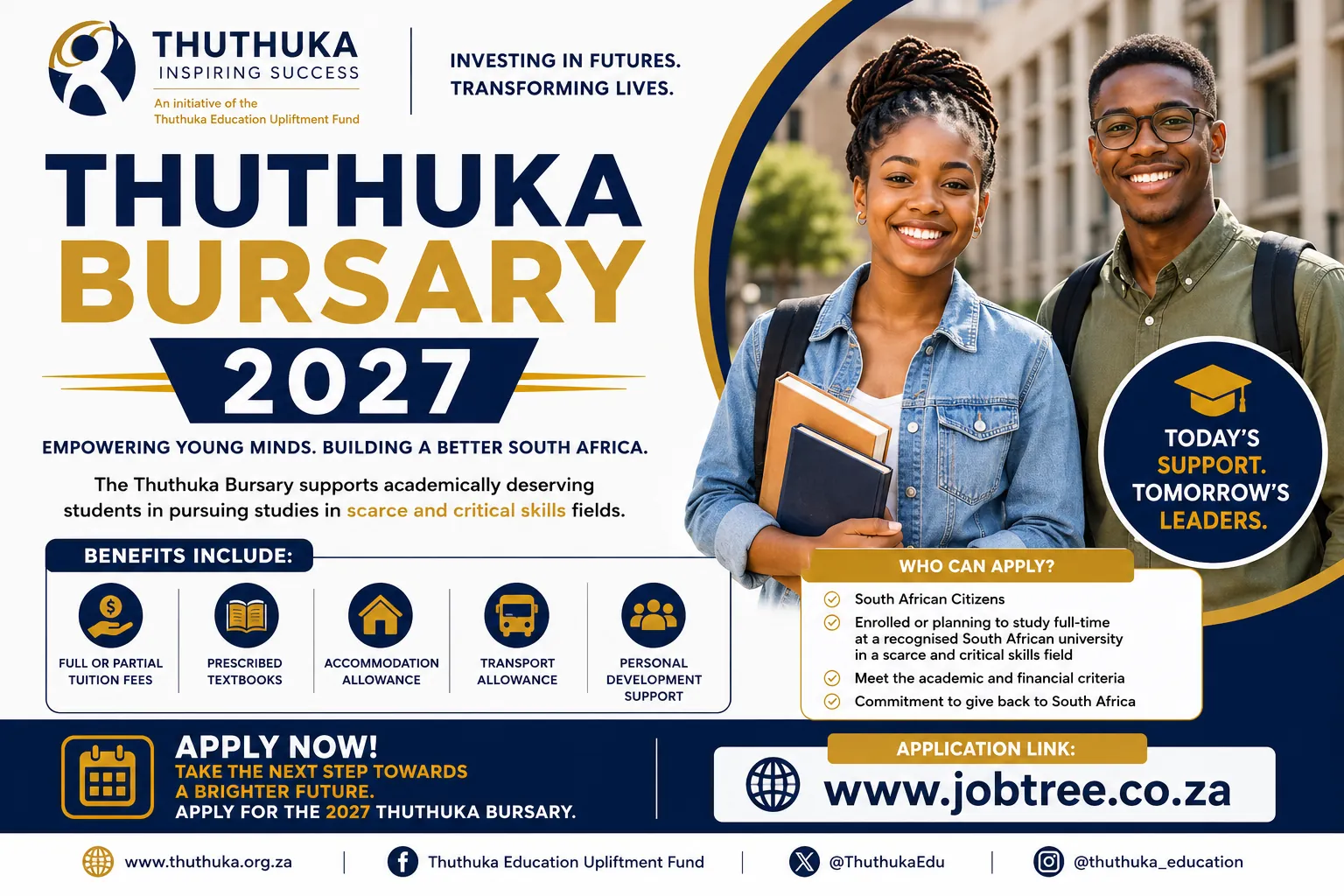 Thuthuka Bursary 2027 - JobTree