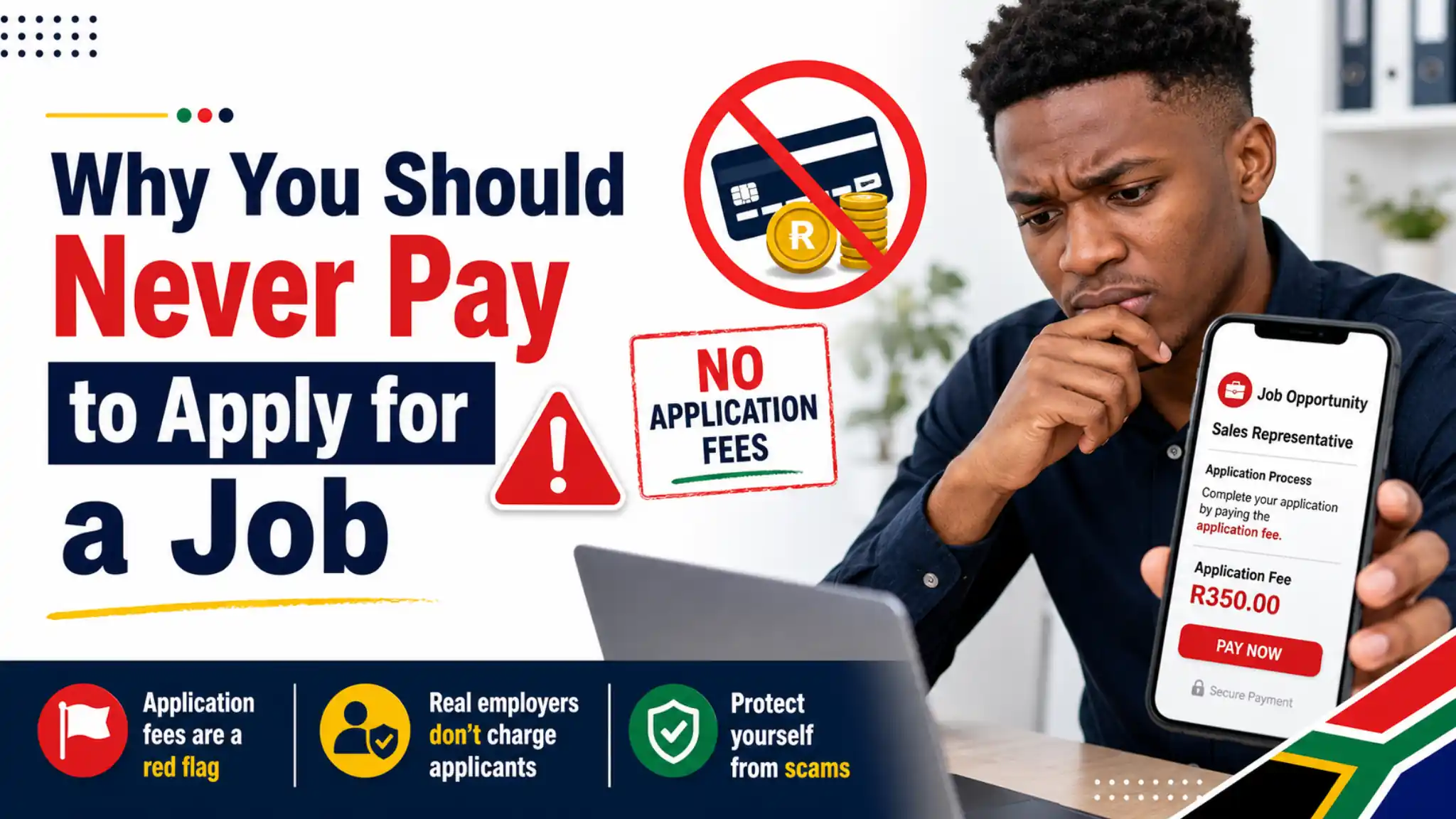 Why you should never pay to apply for a job